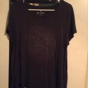American Eagle Outfitters Soft & Sexy Swing Tee Lg